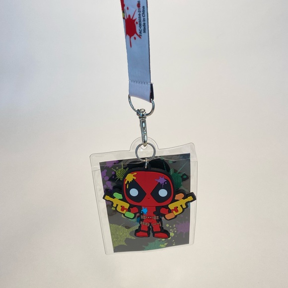 Funko Accessories Funko Marvel Paintball Deadpool Exclusive Lanyard